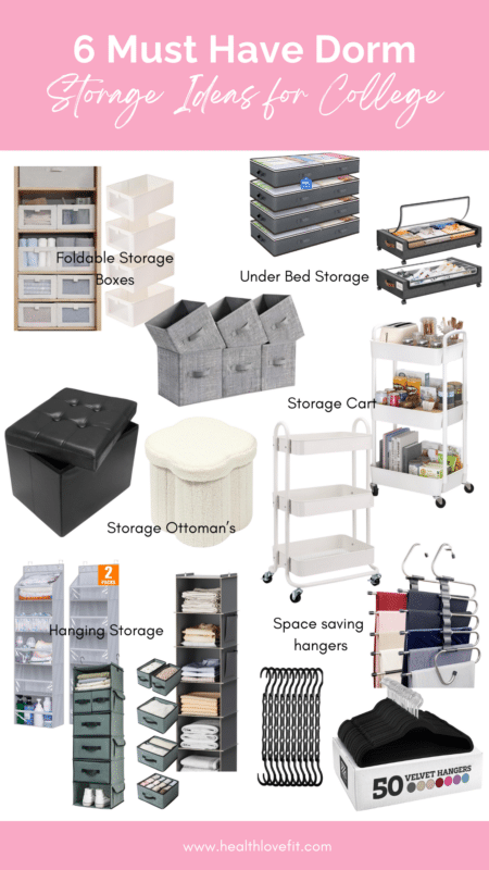 Maximize Your Space: Simple Must-Have Dorm Storage Ideas for College ...